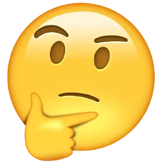 🤔 emoji The best sticker pack by @Moped1337 Telegram sticker 11 of 116