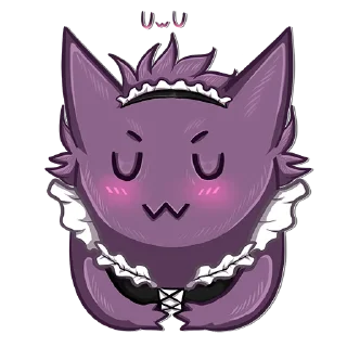 😊 emoji Pokemon Maids (@pomegranate_fox) Telegram sticker 23 of 25
