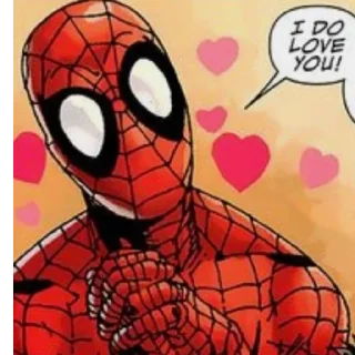 🥰 emoji Spider-Man Telegram sticker 17 of 28