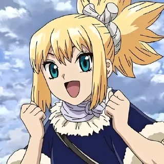 😀 emoji Доктор стоун @anime_stickerr Telegram sticker 15 of 16