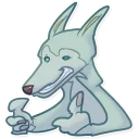 👍 emoji Crazy Dogs Telegram sticker 1 of 30