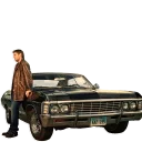 🚘 emoji Supernatural Telegram sticker 10 of 20