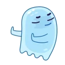 ⛔️ emoji Ghost :: @AuthorStickers Telegram sticker 9 of 24