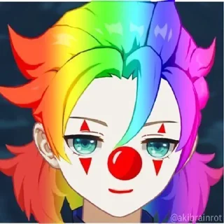 🤡 emoji Прототип дьявола Telegram sticker 19 of 34
