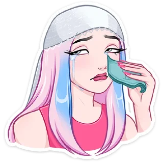 😭 emoji Мэйби Бэйби  @TgSticker Telegram sticker 12 of 16