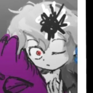 😨 emoji Девушка С Синим Цветком Telegram sticker 23 of 117