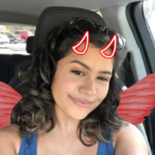 😈 emoji Добри тетя Telegram sticker 14 of 17