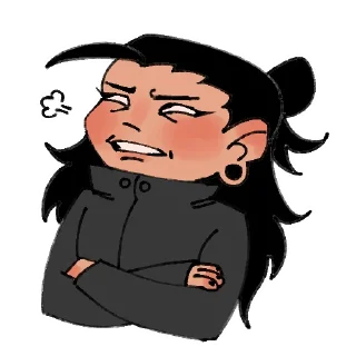 🙄 emoji жужутсу Telegram sticker 21 of 60