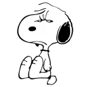 😔 emoji Snoopy's Moods Telegram sticker 1 of 18