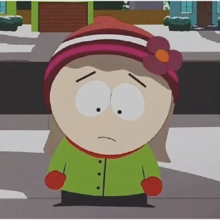 🍄 emoji South Park::Heidi Turner;; Telegram sticker 14 of 51