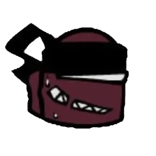 😤 emoji Maroon from VS IMPOSTOR V4 | @kanalsostick Telegram sticker 9 of 30