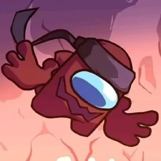 ⚰️ emoji Maroon from VS IMPOSTOR V4 | @kanalsostick Telegram sticker 7 of 30