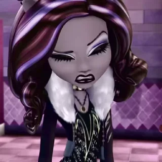😡 emoji MONSTER HIGH ♥️💀 Telegram sticker 20 of 36