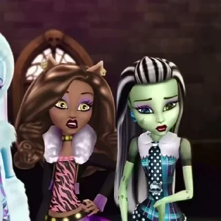 🫣 emoji MONSTER HIGH ♥️💀 Telegram sticker 22 of 36