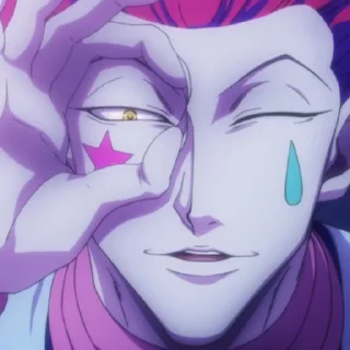 🀄️ emoji Hisoka Morow @diosstickers Telegram sticker 13 of 120
