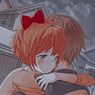 💕 emoji ~Sayori arts~ by @Raspberry_kitty Telegram sticker 9 of 40