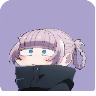 🙂 emoji Надзуна Нанакуса; @MURDERDRONESAXAX Telegram sticker 9 of 95