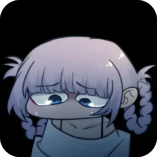 🥲 emoji Надзуна Нанакуса; @MURDERDRONESAXAX Telegram sticker 23 of 95