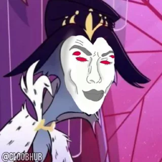 😎 emoji @CLOOBHUB ⌥ АДСКИЙ БОСС HELLUVA BOSS СТИКЕРЫ ТГ Telegram sticker 12 of 30