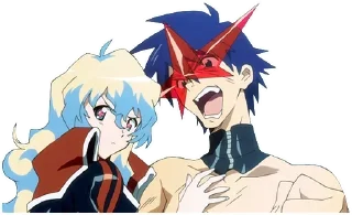 🥰 emoji Nia Teppelin Telegram sticker 22 of 28