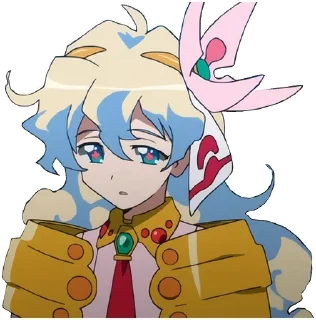 😔 emoji Nia Teppelin Telegram sticker 5 of 28