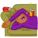 🥴 emoji Boy's Club by @lilaladin Telegram sticker 22 of 25