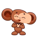 Sticker from Cheburashka by @LilAladin