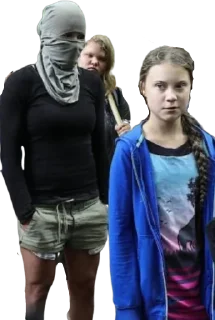👥 emoji Greta Thunberg Telegram sticker 20 of 33