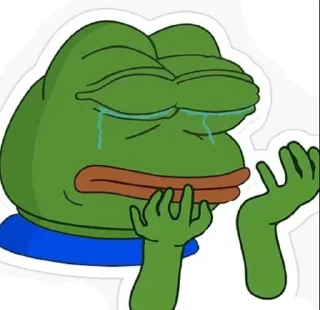 🤠 emoji Frog pepee @ahsoka_ta • @sticbot Telegram sticker 4 of 11