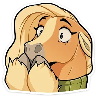 🐴 emoji Лошадка Карамелька ➩ @Earth928B Telegram sticker 10 of 45