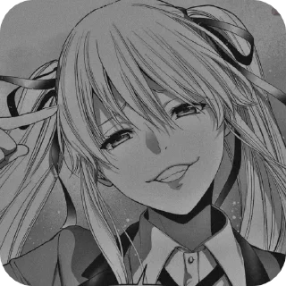 Sticker from kakegurui- @popippooo