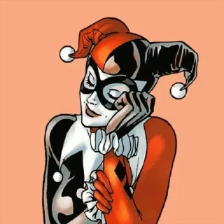 🤢 emoji @TVstickers joker and harley love story Telegram sticker 22 of 23