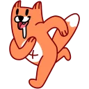 😀 emoji Лис Telegram sticker 23 of 40