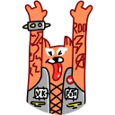 🤘 emoji Лис Telegram sticker 15 of 40