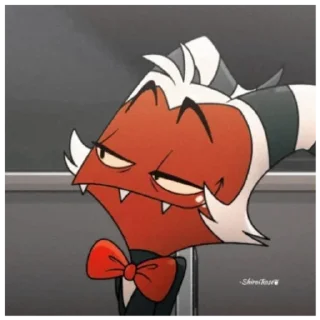 😏 emoji Moxxie Telegram sticker 5 of 19