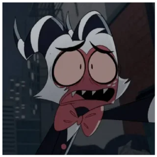 😨 emoji Moxxie Telegram sticker 15 of 19