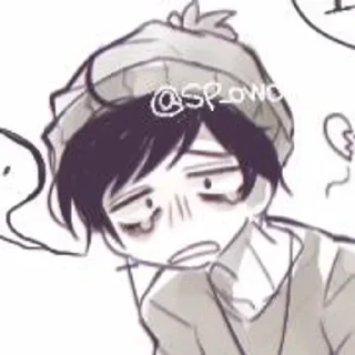 😢 emoji 𖤐Goth Stan𖤐 @rinashuu #готстэн Telegram sticker 22 of 102