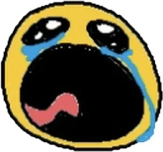 😭 emoji че я сделала Telegram sticker 8 of 108