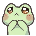 🥺 emoji froggy ➜ @kotletovvemoji Telegram sticker 13 of 40