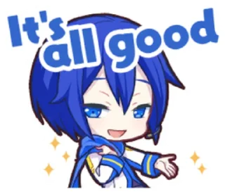 😌 emoji KAITO PJ Sekai Stamps! Telegram sticker 12 of 25