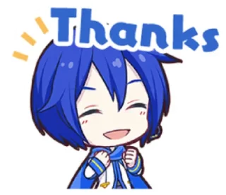 🙏 emoji KAITO PJ Sekai Stamps! Telegram sticker 7 of 25