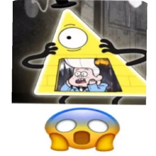 😱 emoji Билл Сайфер Telegram sticker 12 of 67