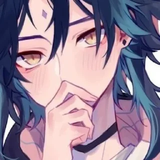 🌱 emoji ~ ᙭Ꮖᗩᓂ ~ @OForMsGenShin Telegram sticker 9 of 35