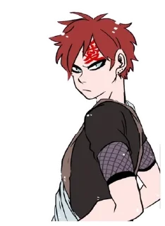 😐 emoji Gaara @denyov Telegram sticker 10 of 20