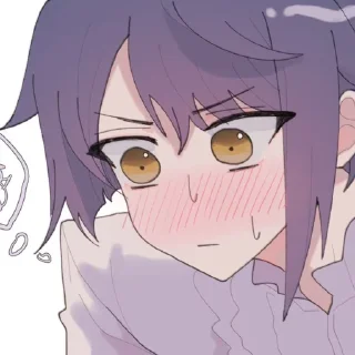 😳 emoji ૮ ˶ᵔ ᵕ ᵔ˶ ა Telegram sticker 9 of 106