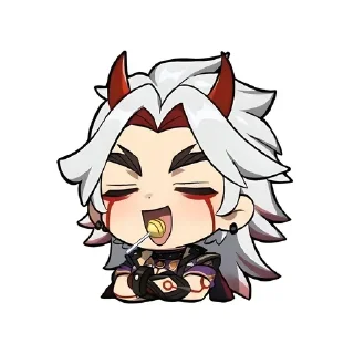 🍭 emoji чиби итто Telegram sticker 5 of 11