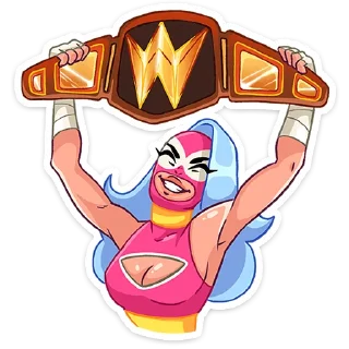 💪 emoji Леди Сила от @TgSticker Telegram sticker 15 of 48