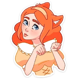Sticker from Леди Ольга от @stickers_vk