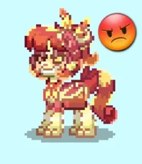 😡 emoji ꨄ︎✿︎~✰  𝚂𝚠𝚎𝚝𝚝✰~✿︎ꨄ︎ Telegram sticker 11 of 34