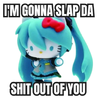 ✊ emoji Miku Is Behind You Telegram sticker 22 of 46